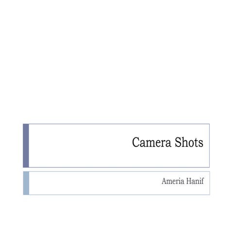 Mise-en-scene: Characters positions | PPT