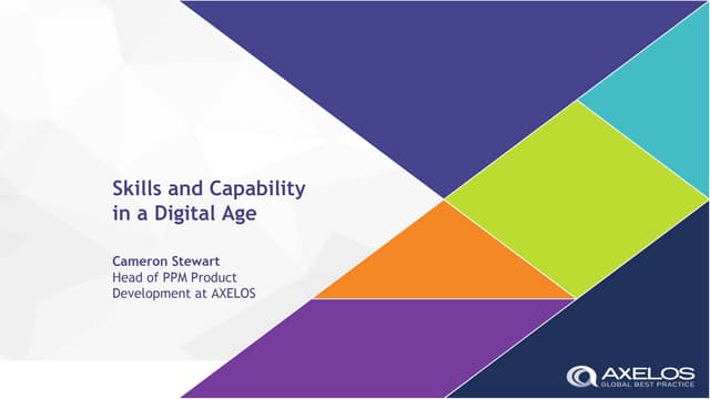 Skills and Capability in a Digital Age by Cameron Stewart