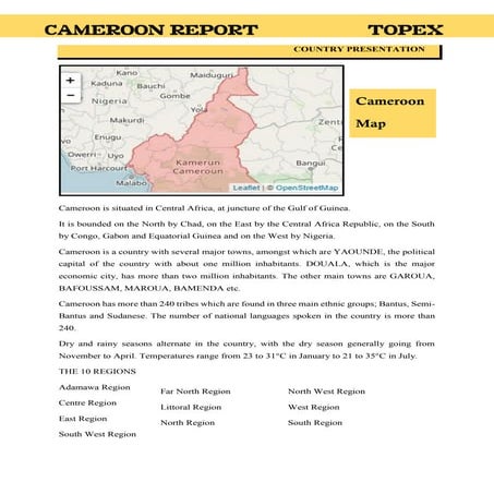 Cameroon Agri sector