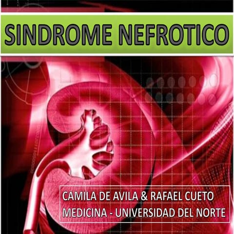 SINDROME NEFROTICO