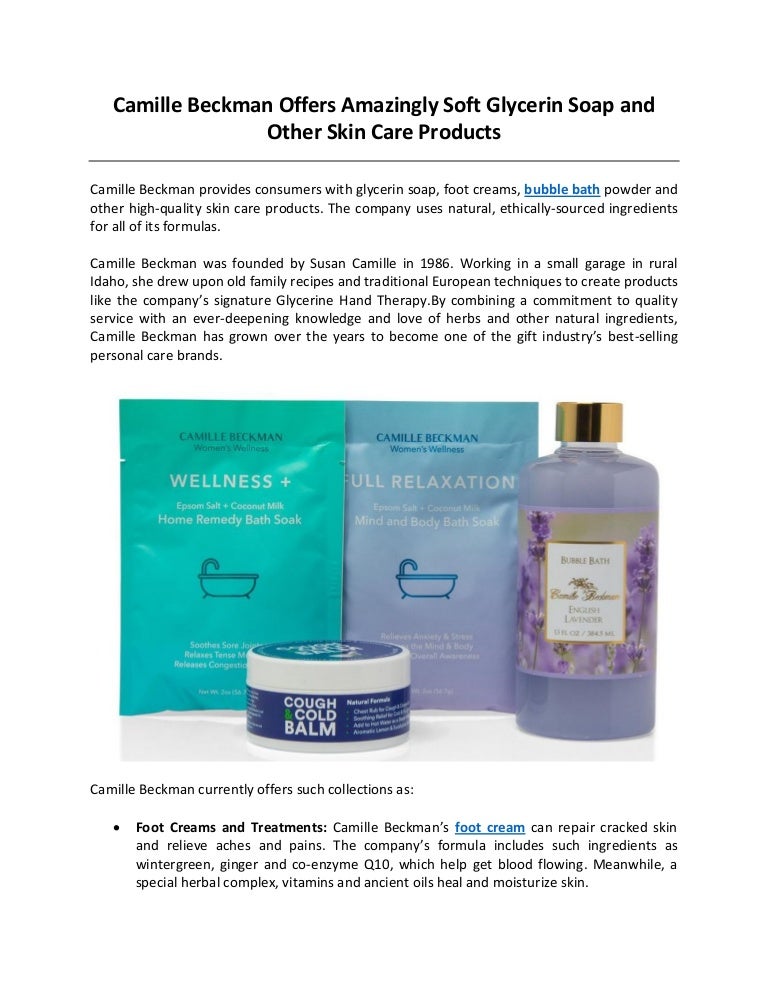 skin care products without glycerin