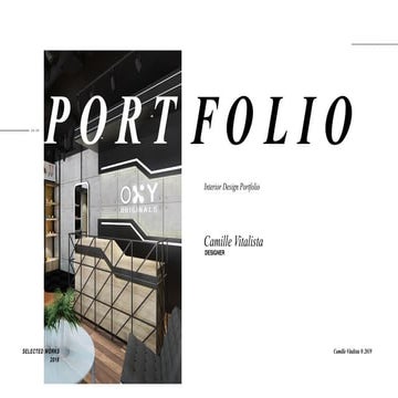 Interior Design Portfolio 2019 | PDF
