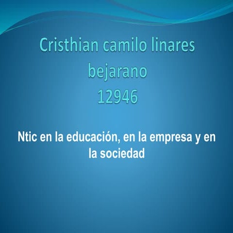 Camilo linares, tecnicas de comunicacion