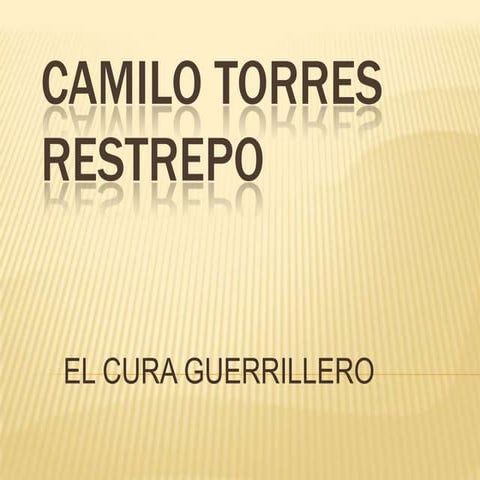 Camilo torres restrepo