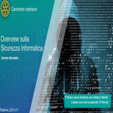 Caminetto Rotariano sulla sicurezza informatica