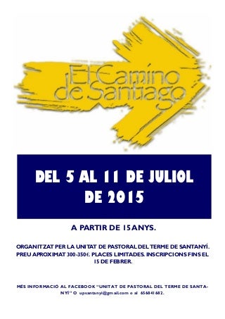 Camino Santiago 2015