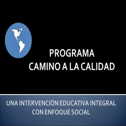 Camino c alidadparesexternos