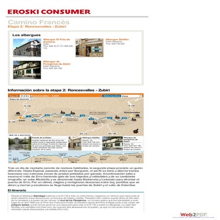 Camino de Santiago: Roncesvalles - Logronyo