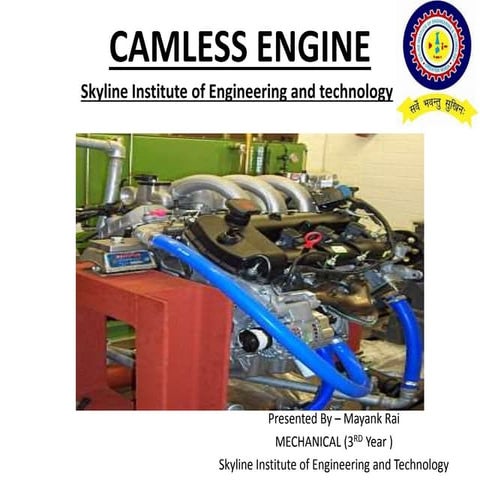 Camless engine