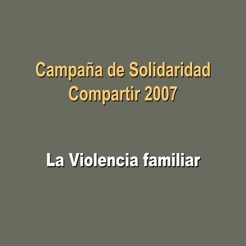 CampañA De Solidaridad