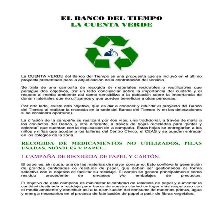 CampañA Cuenta Verde