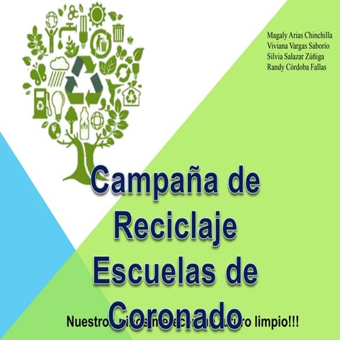 Campaña de reciclaje escuelas de Coronado