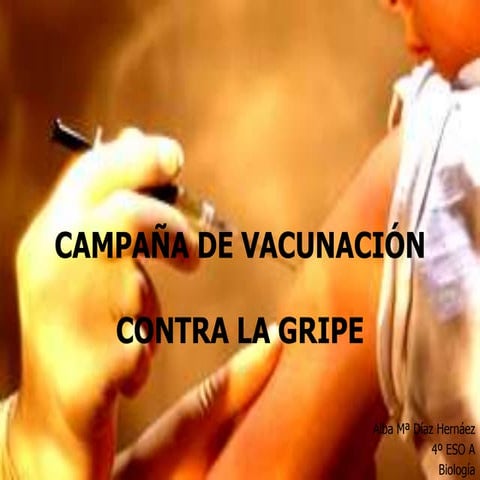 Campaña de vacunación contra la gripe