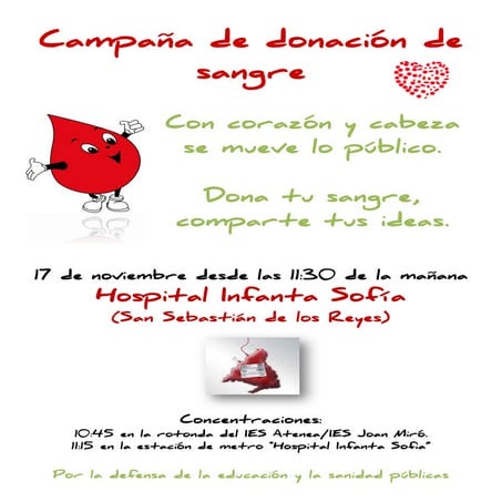 Campaña donacion
