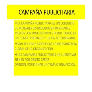 Campaña publicitaria  parcial 5 pasos