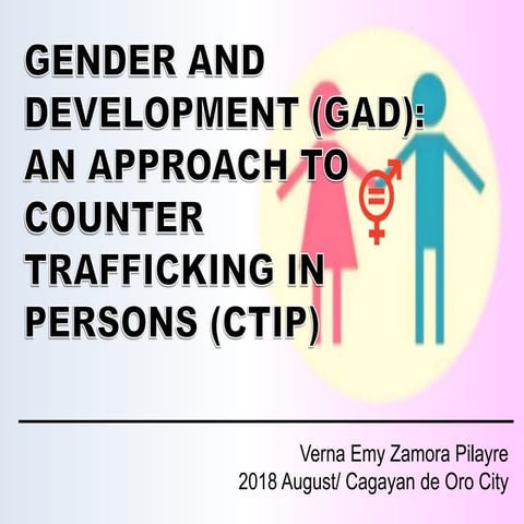 Gender and Development and Human Trafficking 