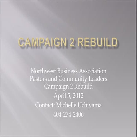 Campaign2 rebuild generic