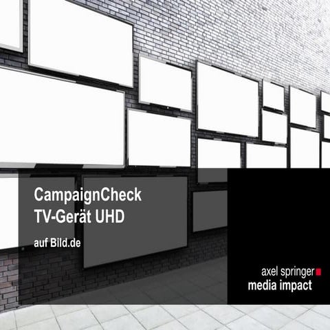 CampaignCheck Case-Study TV-Gerät UHD