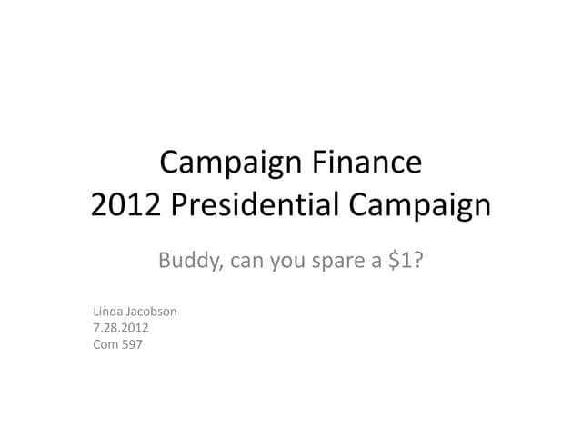 Campaign finance