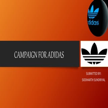 Campaign for adidas