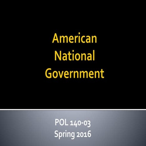 Campaigns and Elections