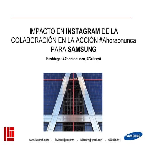 Campaña Samsung #Ahoraonunca