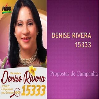 Campanha vereadora 2016   DENISE RI...