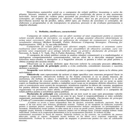 Campania de relatii publice