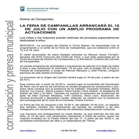 Feria de Campanillas 2015