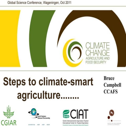 Steps to Climate-Smart Agriculture for Wageningen