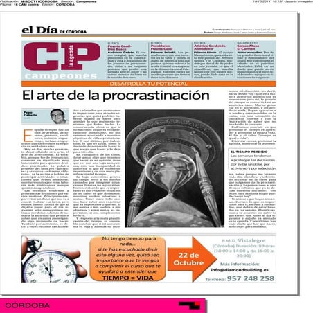   El arte de la procrastinación