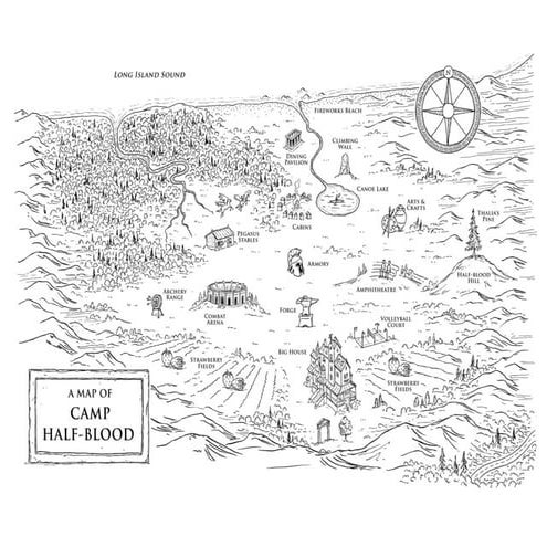 Camp Half Blood: Camp Map | PDF