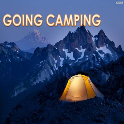 Camping Camping Vocabulary