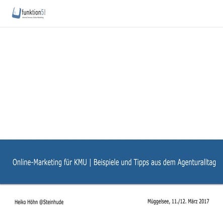 Campixx 2017 SEO für KMU