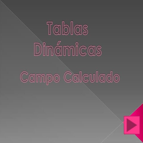 Campo calculado