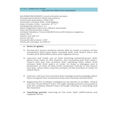 Campos TPD-lesson 2- secondary level - passed