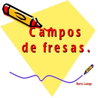 Campos de fresas.