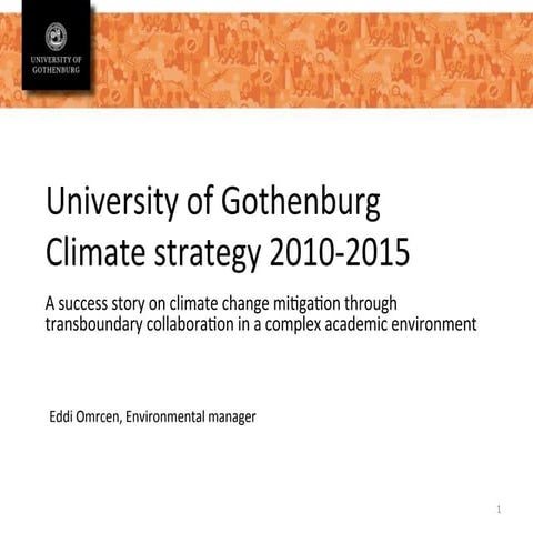 2014 Campus Award, University of Gothenburg