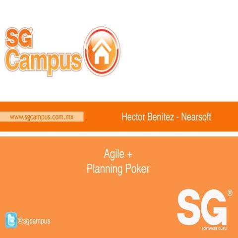 Planeación de proyectos ágil con Planning Poker