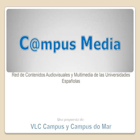 Red de Contenidos Audiovisuales y Multimedia de las Universidades Españolas