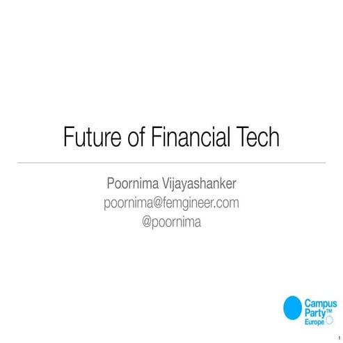 Future of Financial Tech