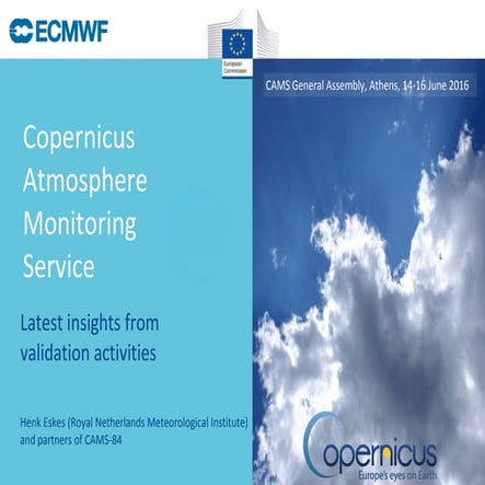 CAMS GA Validation by Eskes
