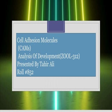 Cell Adhesion Molecules(cams) and its types, Cadherins and Integrins and inte...