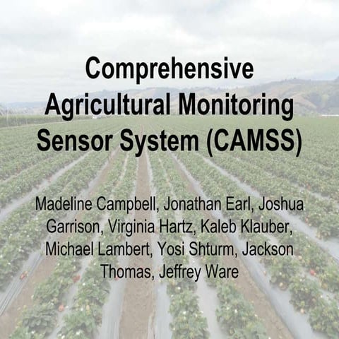 CAMSS Senior Design Project