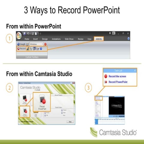 Camtasia getting started guide