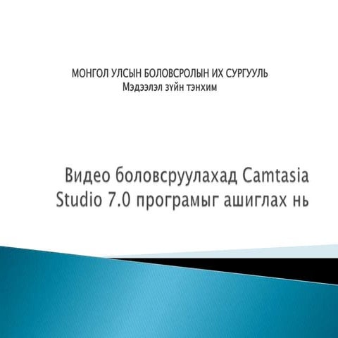 Camtasia Studio | PDF