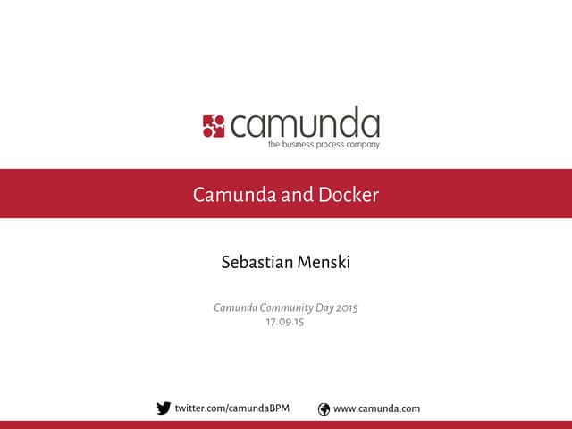 Camunda Docker