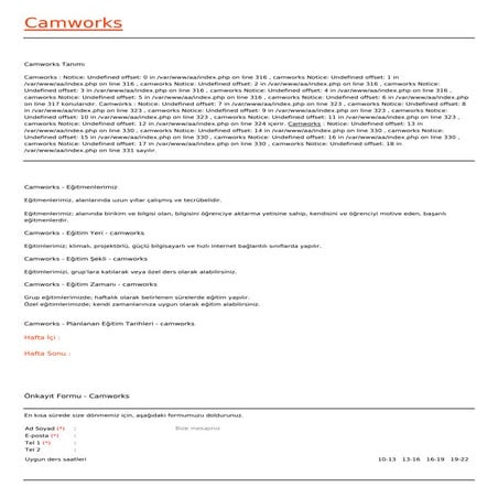 Camworks | PDF