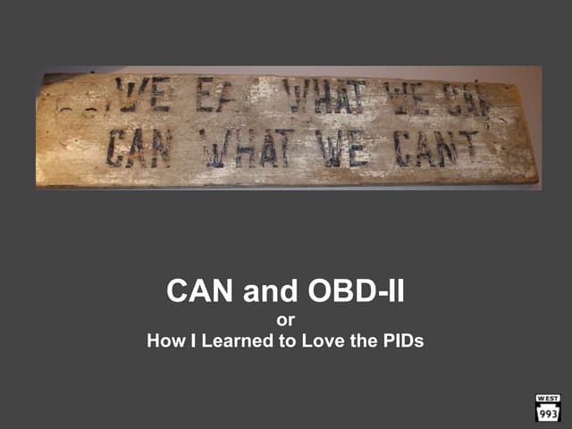 CAN Bus and OBD-II 