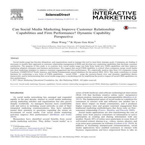 Can social media marketing-improve-customer-relationship 2017-journal-of-int